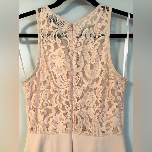 blush stretch lace dress size 2 4 US - Picture 3 of 3